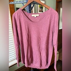 LOFT Women's Pink Sweater